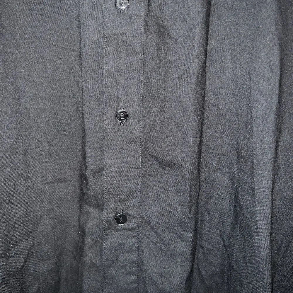 NWT Zara Black Embroidered Button Up Blouse - Picture 7 of 10